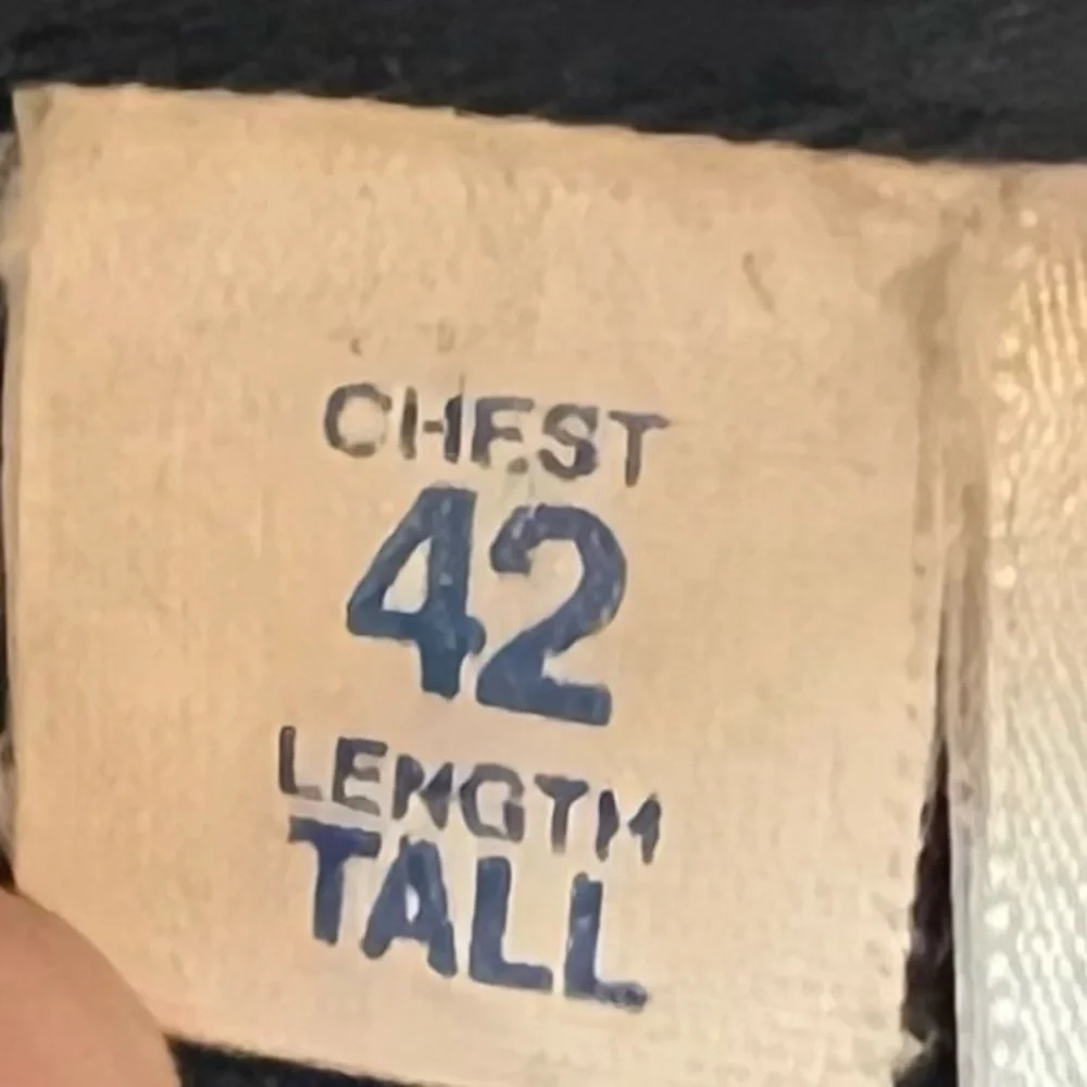 Vintage Dickies Coveralls Mens Blue Twill Zip Jumpsuit Mechanic Workwear 42 Tall - Picture 10 of 10